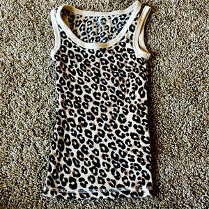 Cheetah Pring Tank from Cherokee Girls size XS 4-5